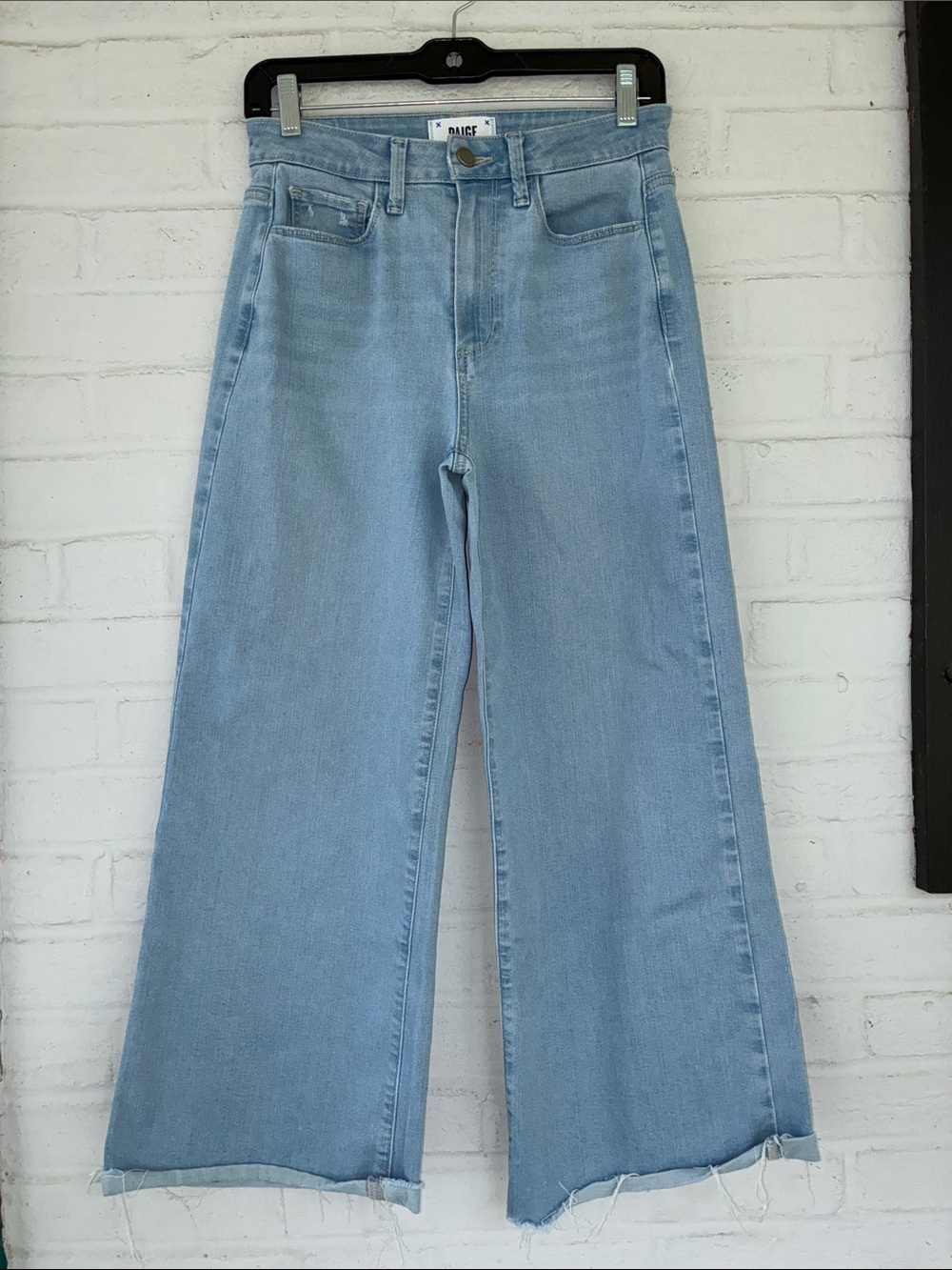 Paige Genesee Crop High Rise Wide Leg